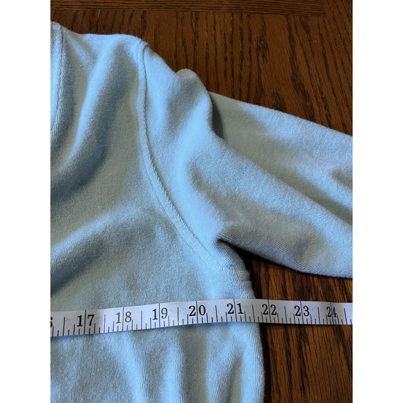 L.L‎ Bean Women's Bathrobes Sz Small OKJ35 Green Short Classic Country - Picture 7 of 8